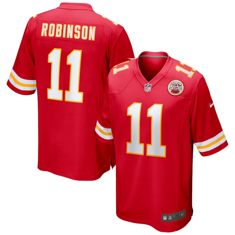 Men Kansas City Chiefs #11 Demarcus Robinson Nike Red Game NFL Jersey->kansas city chiefs->NFL Jersey